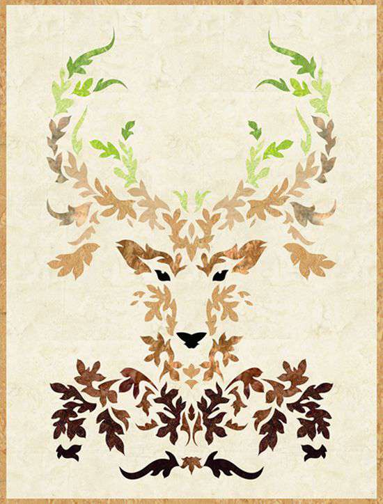 Stag Laser Cut Quilt Kit 30" x 40"