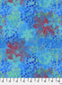 Sue Penn Wide Back Flowery - Blue || Celebrate! Minky