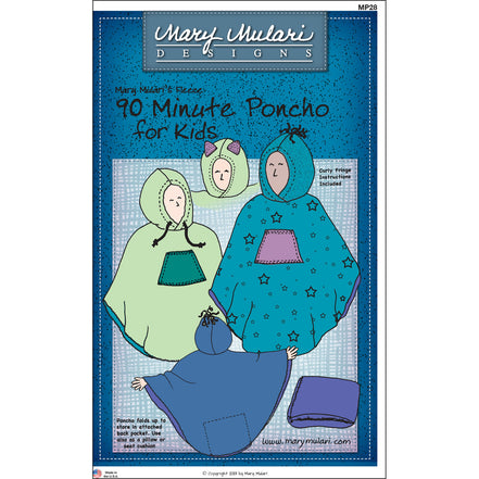 90 Minute Poncho For Kids
