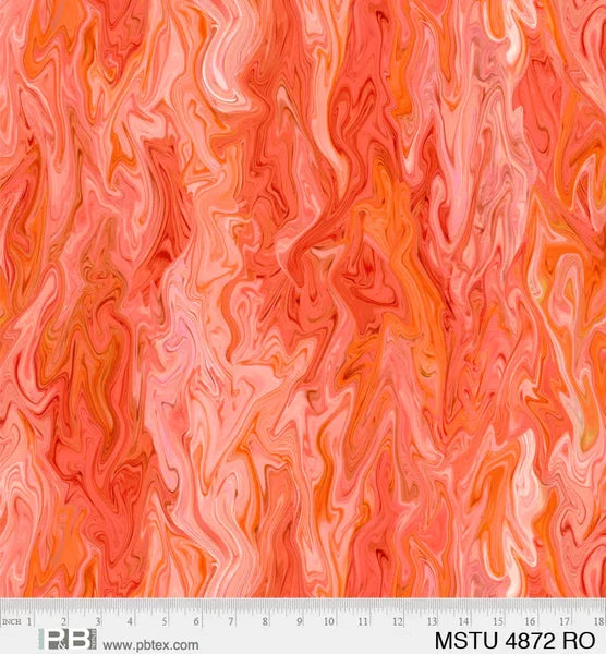 Marble Studio Red/Orange