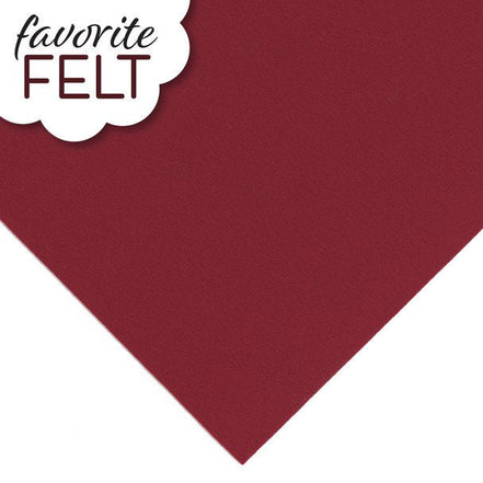OESD Favorite Felt Maroon 2/pk
