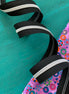 Black Zipper Tape with Nickel teeth