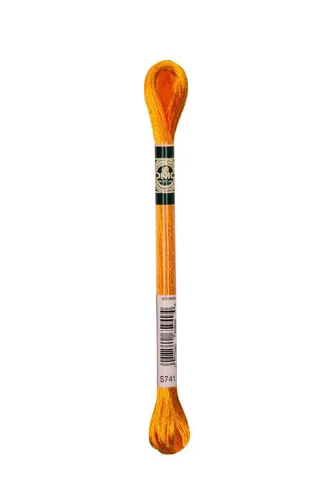 DMC Satin Floss #S741 Orange Zest Rayon (Discontinued)