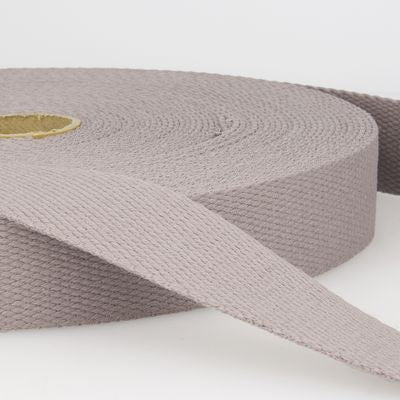 100% Cotton Webbing 1.75in Gray