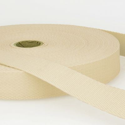100% Cotton Webbing 1.75in Ivory