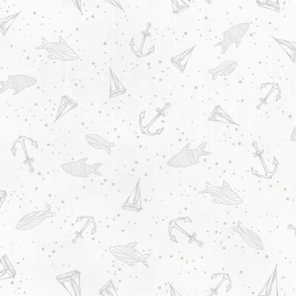 Set Sail - Nautical Theme Lt Gray