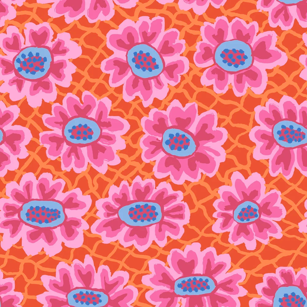 Kaffe Collective Flower Net Red