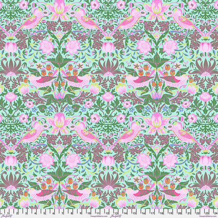 Strawberry Thief - Aqua || Kaffe x Morris & Co.