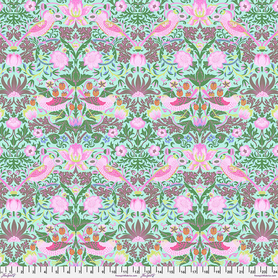 Strawberry Thief - Aqua || Kaffe x Morris & Co.