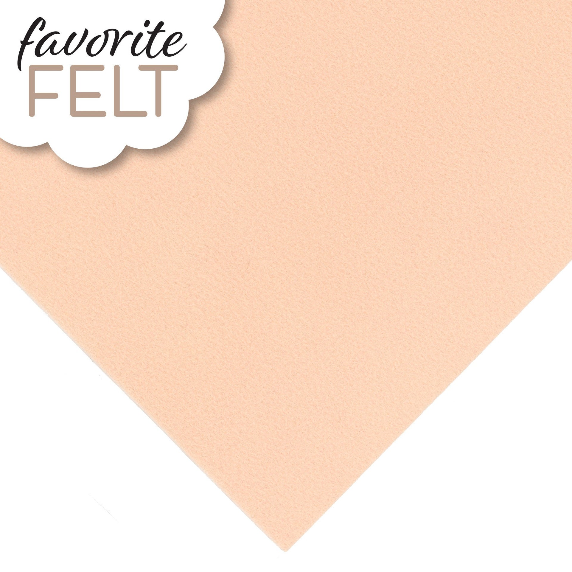 OESD Favorite Felt Peach 2/pk