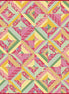 Cherry Lemonade Picnic Quilt Kit - Red 61" by 71"