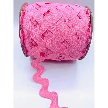 Cotton Jumbo Rick Rack 1-3/16in Medium Pink