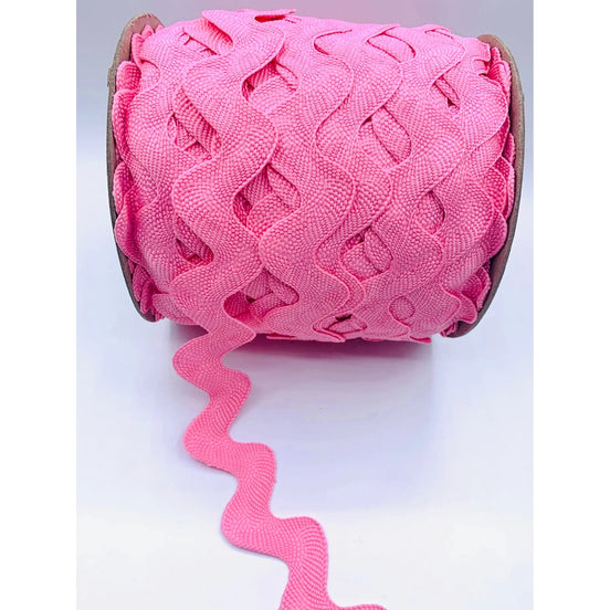 Cotton Jumbo Rick Rack 1-3/16in Medium Pink