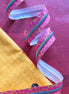 Pink Pebble Zipper Tape with Nickel teeth