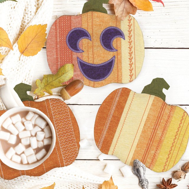Clearance Pumpkin Patch Mug Rugs