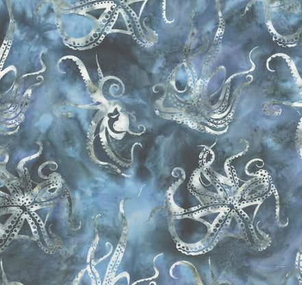 Bali Batik Alaska Octopus Storm