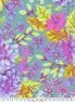 Tula Untamed Backing Fabric - Hello Dahlia Wide - Cosmic
