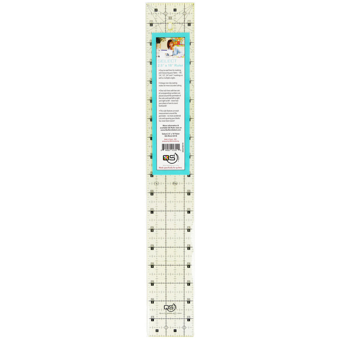 Quilter's Select 2.5" x 18" Ruler