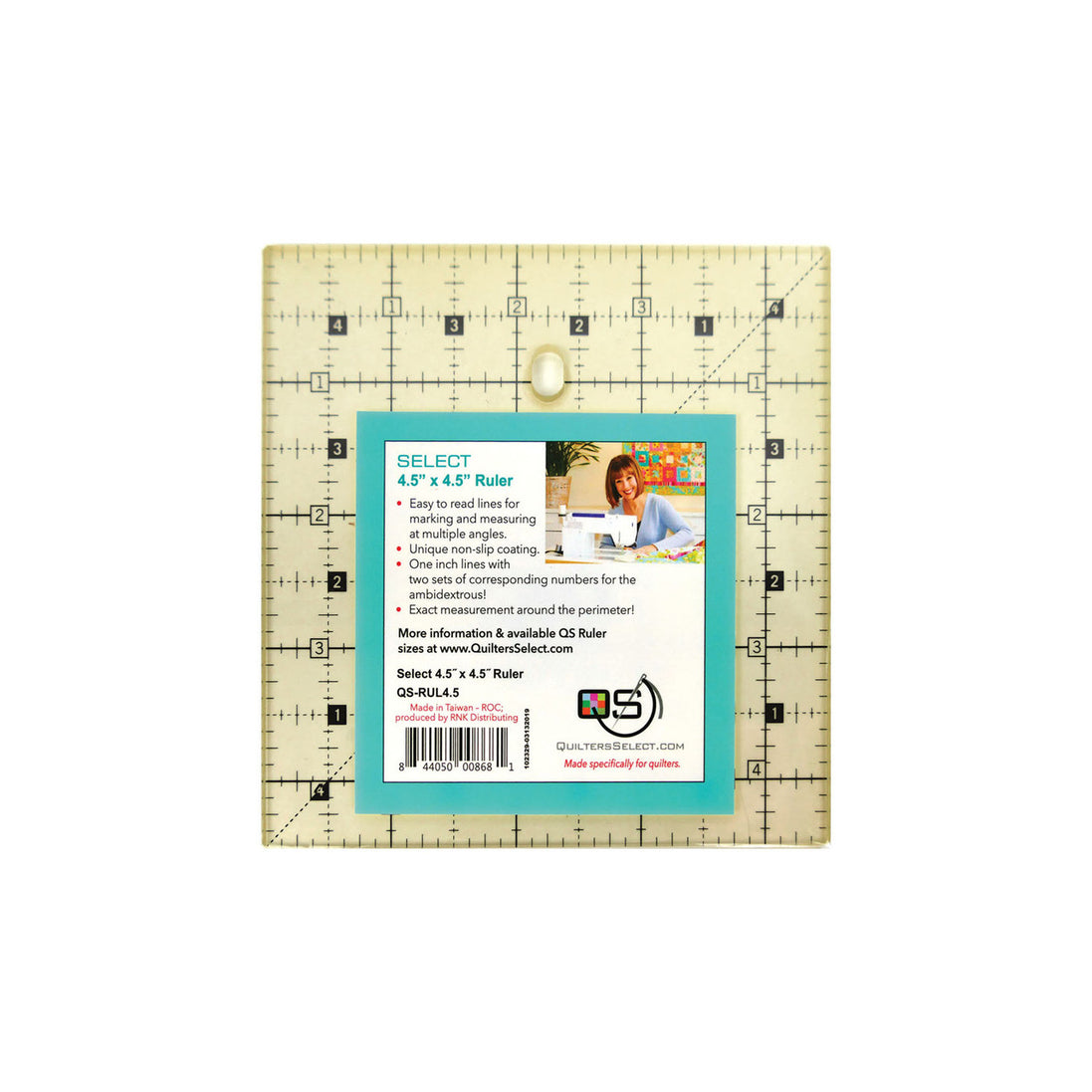 Quilter's Select 4.5" x 4.5" Ruler