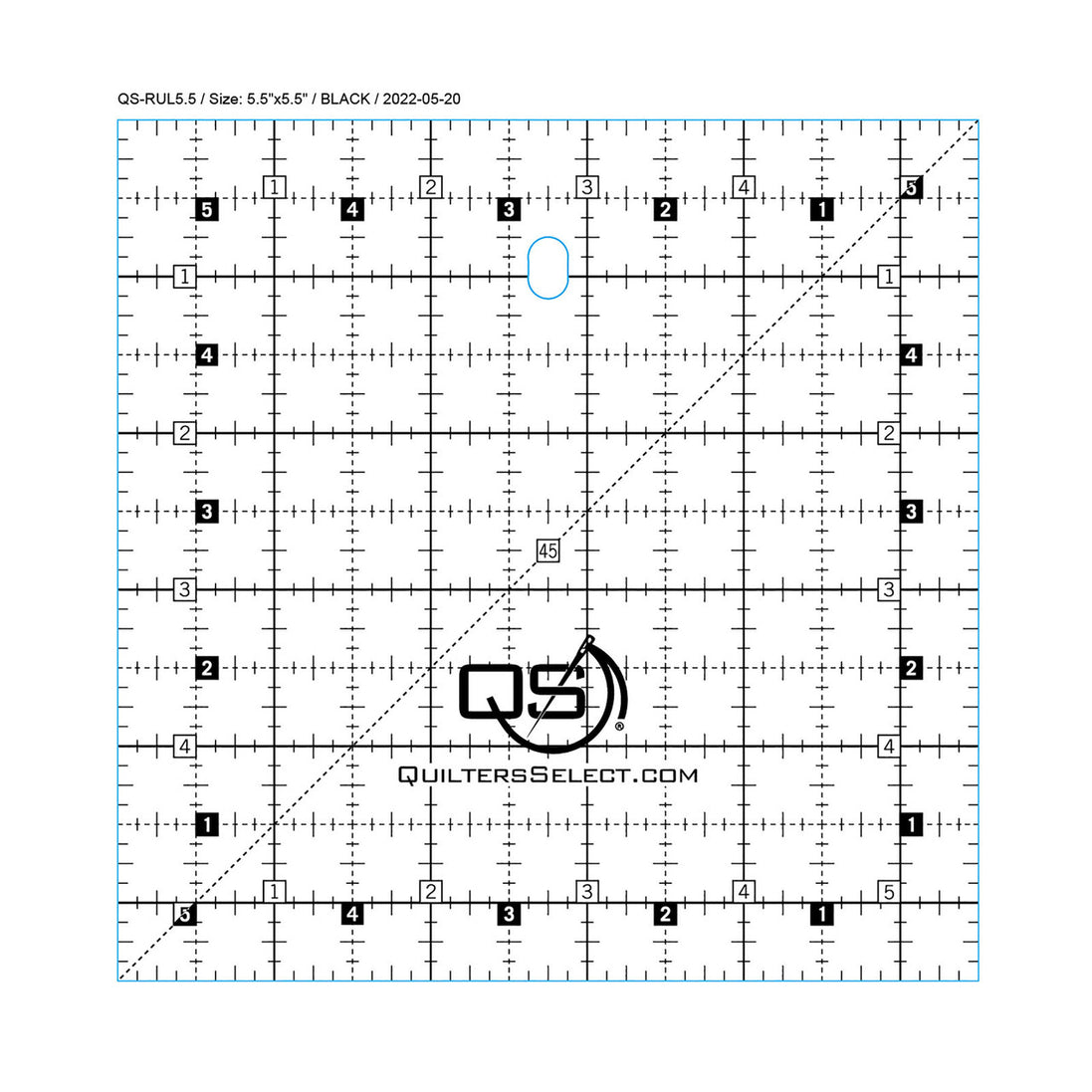 Quilter's Select Ruler 5.5"x5.5"