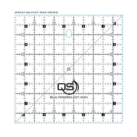 Quilter's Select Ruler 5.5"x5.5"