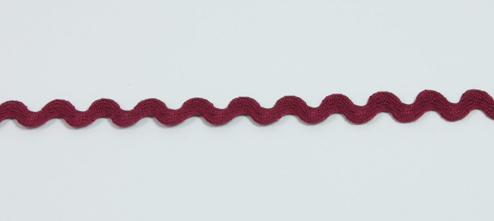 Ric Rac Maroon 1 3/8" 100% Cotton