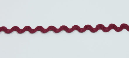 Ric Rac Maroon 1 3/8" 100% Cotton