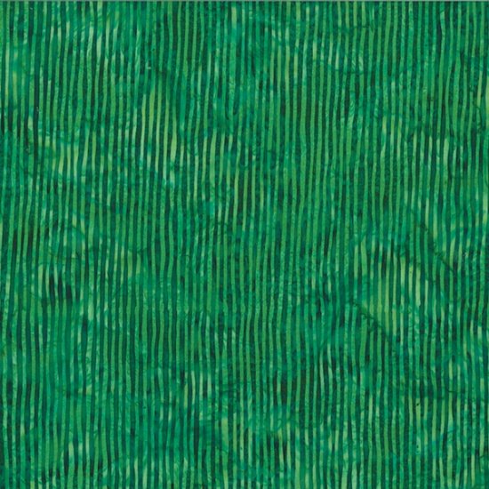 Hoffman-Stripe Batiks-Emerald