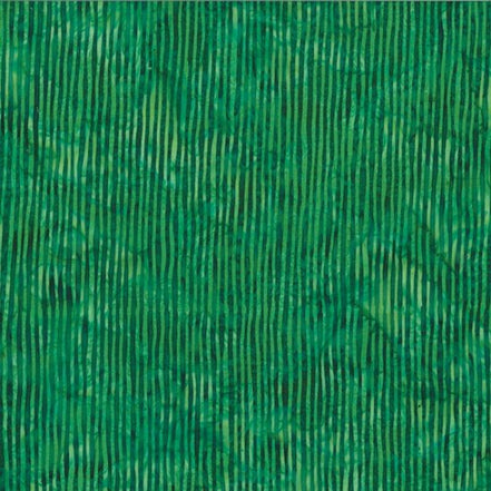 Hoffman-Stripe Batiks-Emerald