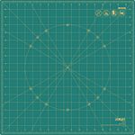 Square Rotating Rotary Cutting Mat 17in Green
