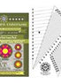 Fat Robin Mariner's Compass Book and Ruler Combo