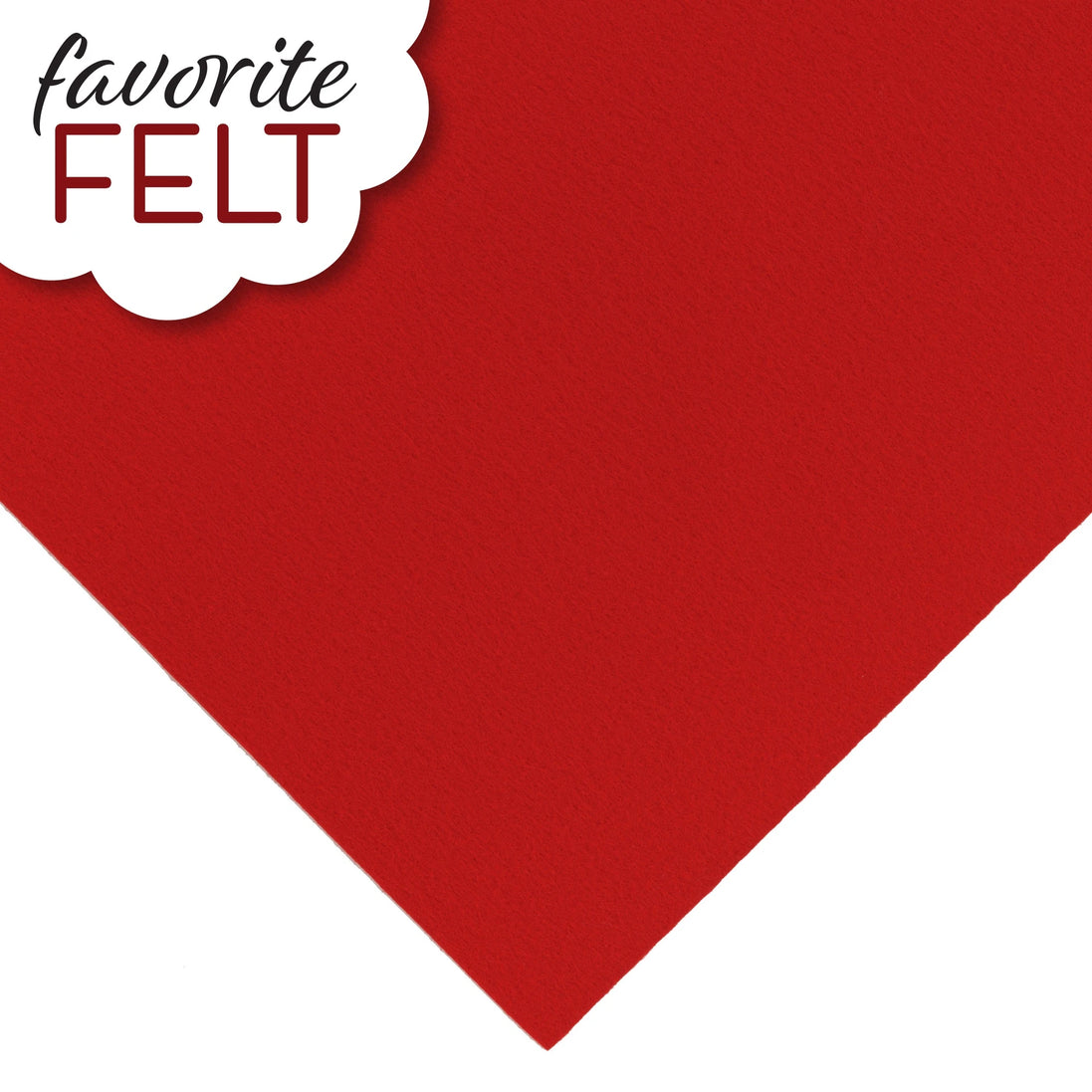 OESD Favorite Felt Red 2/pk