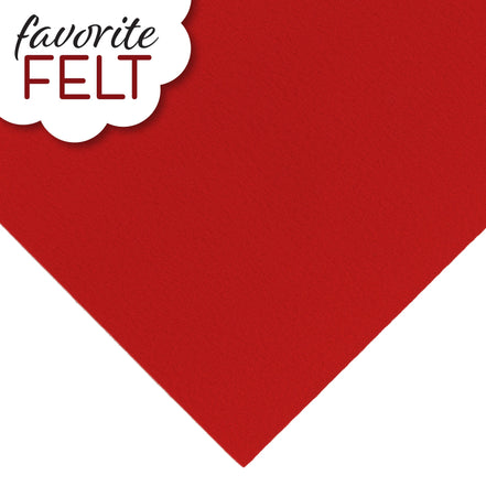 OESD Favorite Felt Red 2/pk