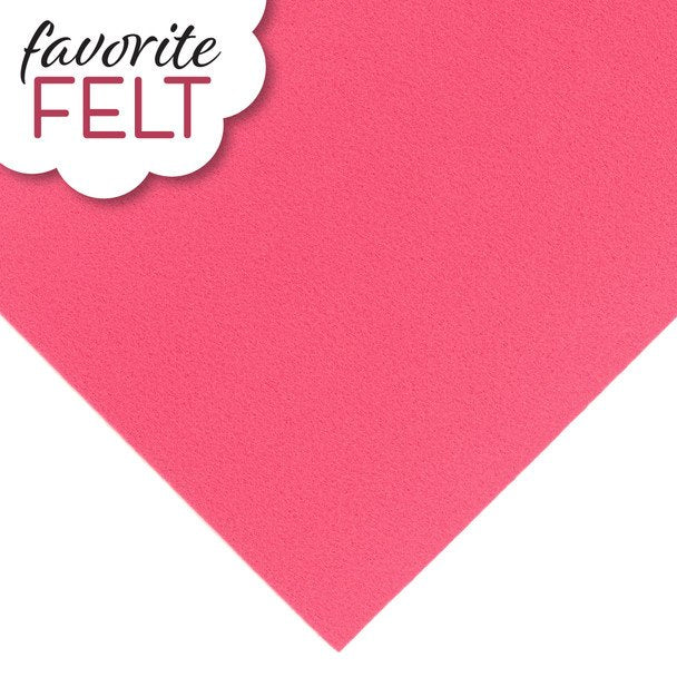 OESD Favorite Felt Rose 2/pk