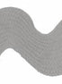 5/8in Cotton Ric Rac Gray