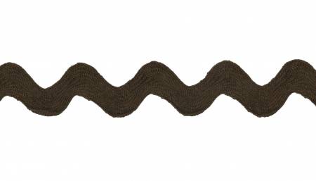 5/8in Cotton Ric Rac Brown