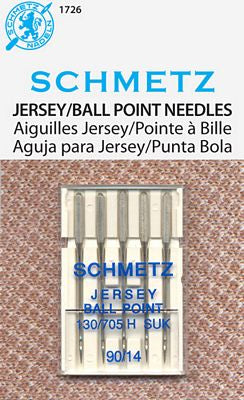 Schmetz Jersey/Ballpoint 5-pk sz14/90