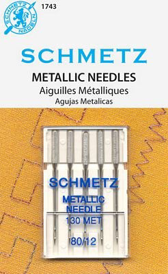 Schmetz Metallic 5pk sz12/80
