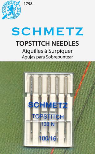 Schmetz Needle100/16 Topstitch Needle (5 pk)
