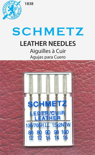 Schmetz Leather 5pk Assortment