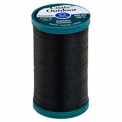 Coats & Clark Outdoor Black Thread #0900