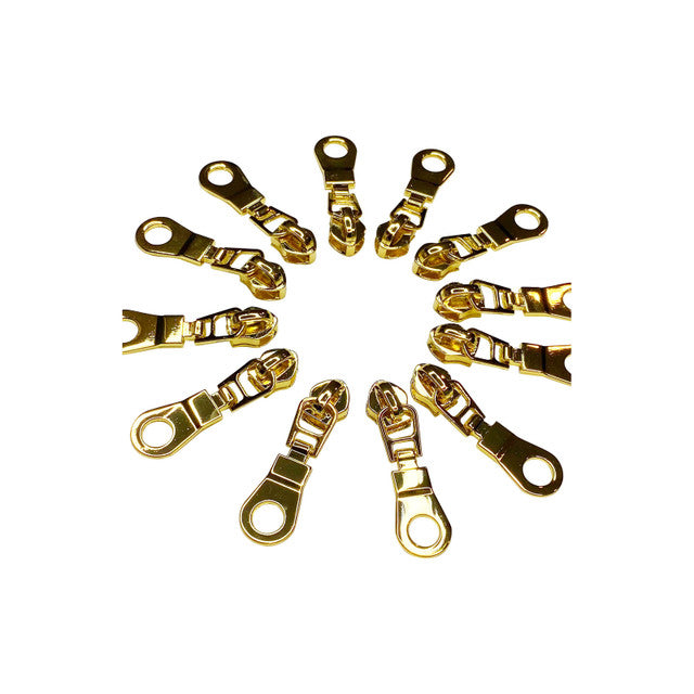 Donut Zipper Pulls Gold