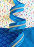 Wide Zipper Tape - Blue