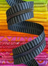 Wide Zipper Tape - Grey