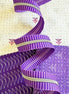 Wide Zipper Tape - Purple