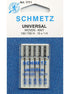 Schmetz Needle70/80/90 Universal assorted 5 pk