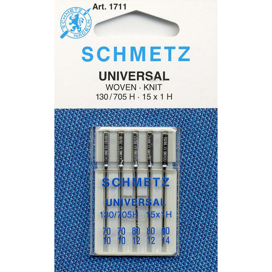 Schmetz Needle70/80/90 Universal assorted 5 pk