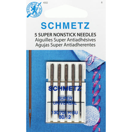 Schmetz Super Nonstick Needle 5ct Size 80/12