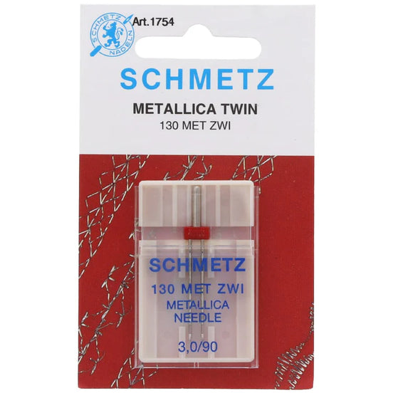 Schmetz Needle25/80 Twin Metallica (one)