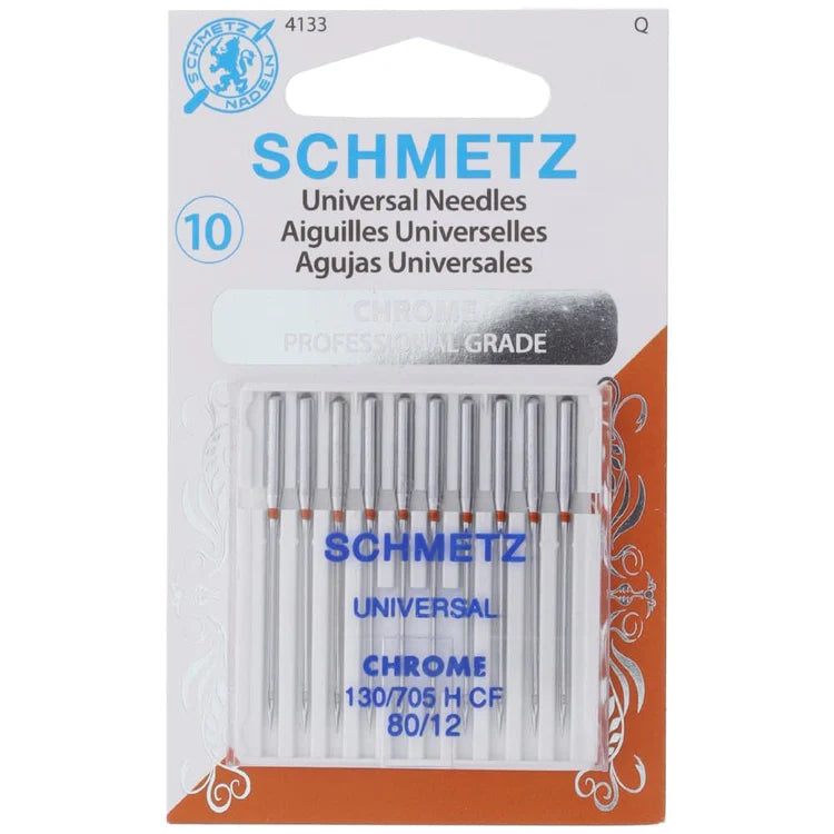 Schmetz Universal Chrome Needles 80/12